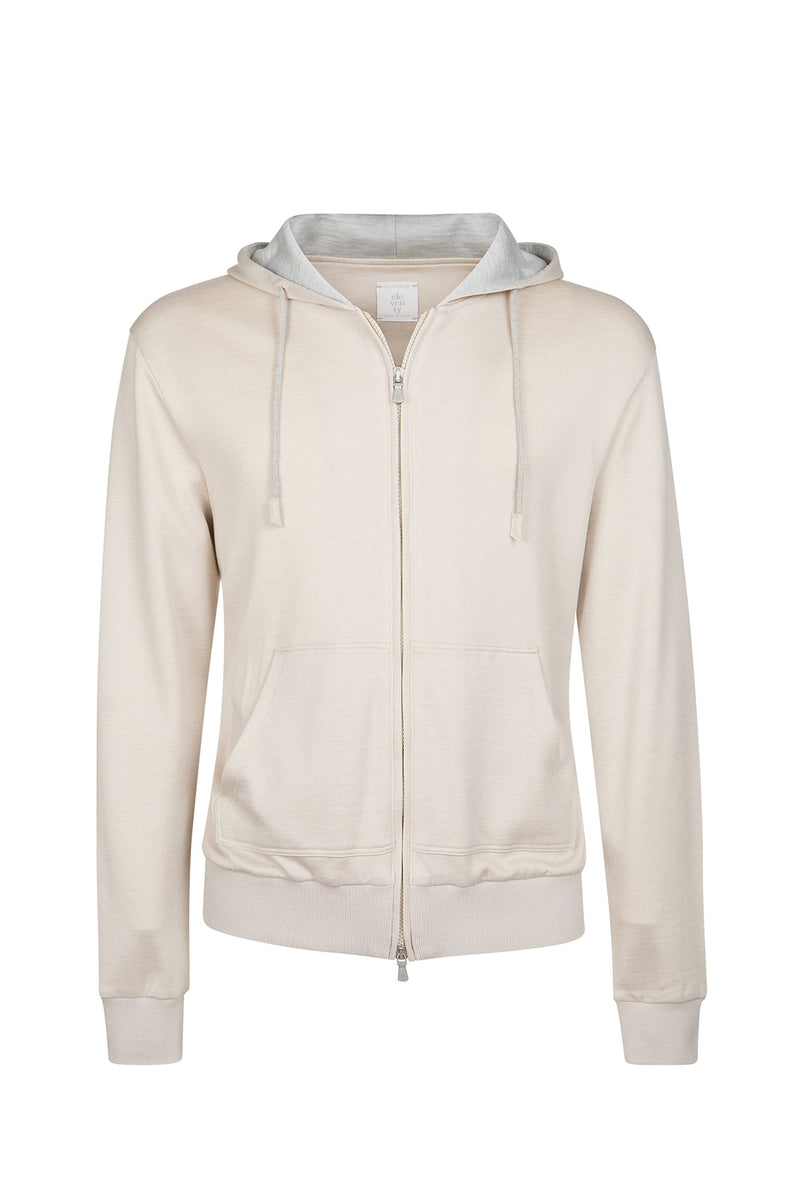 FULL ZIP HOODED SWEATSHIRT