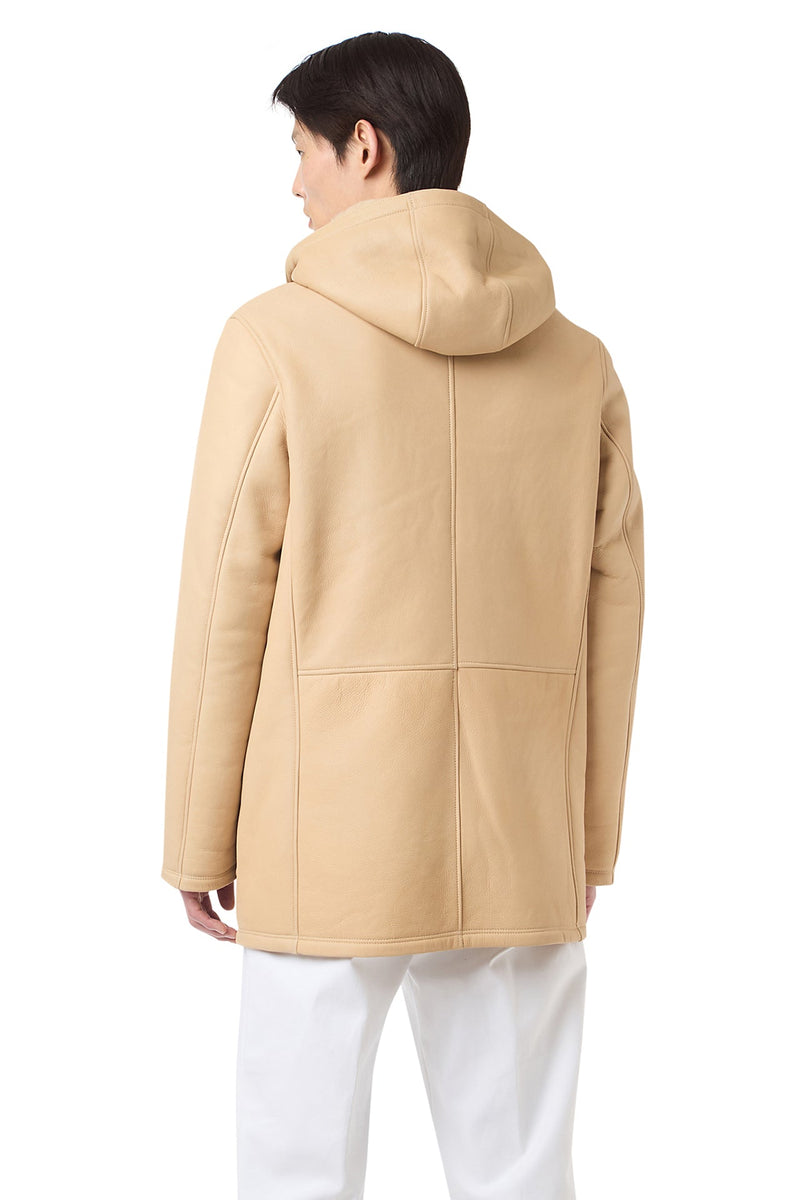 SHEARLING HOODIE