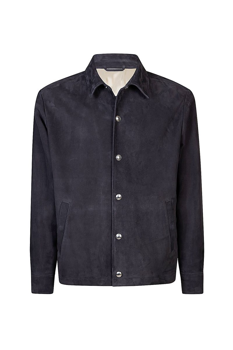 SUEDE OVERSHIRT JACKET