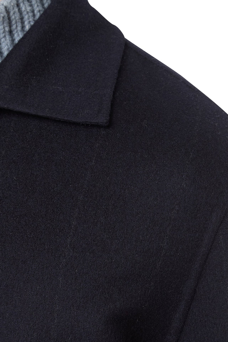 FULL ZIP BOMBER JACKET WITH SHIRT COLLAR