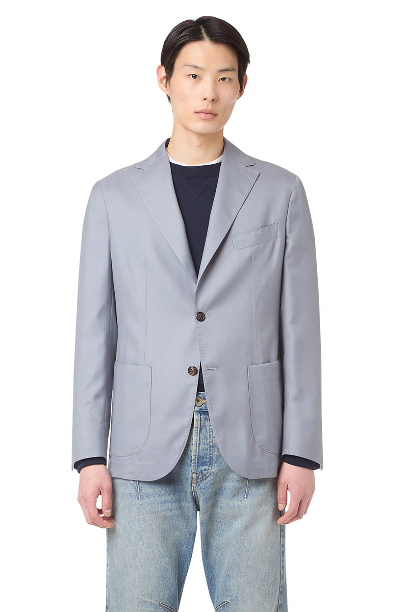 SOFT JACKET WITH PATCH POCKET