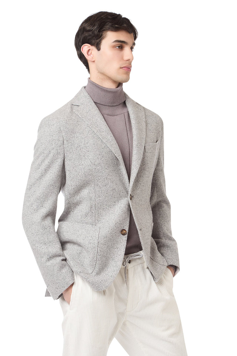 SOFT JACKET WITH PATCH POCKET