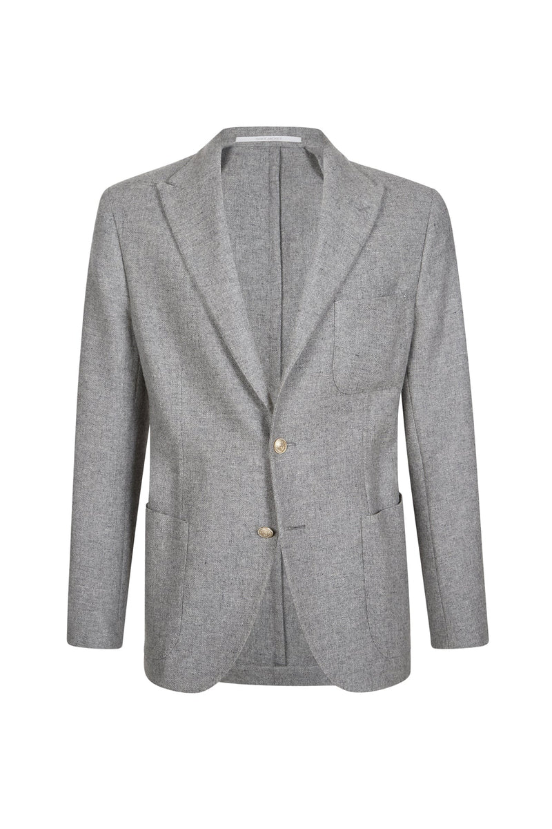 SOFT JACKET WITH 3 PATCH POCKETS