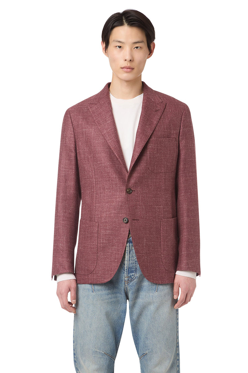 SOFT JACKET WITH 3 PATCH POCKETS