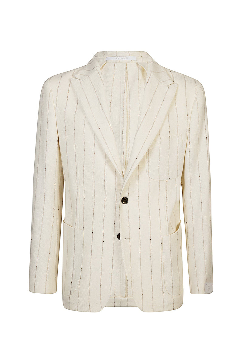 SOFT JACKET WITH 3 PATCH POCKETS