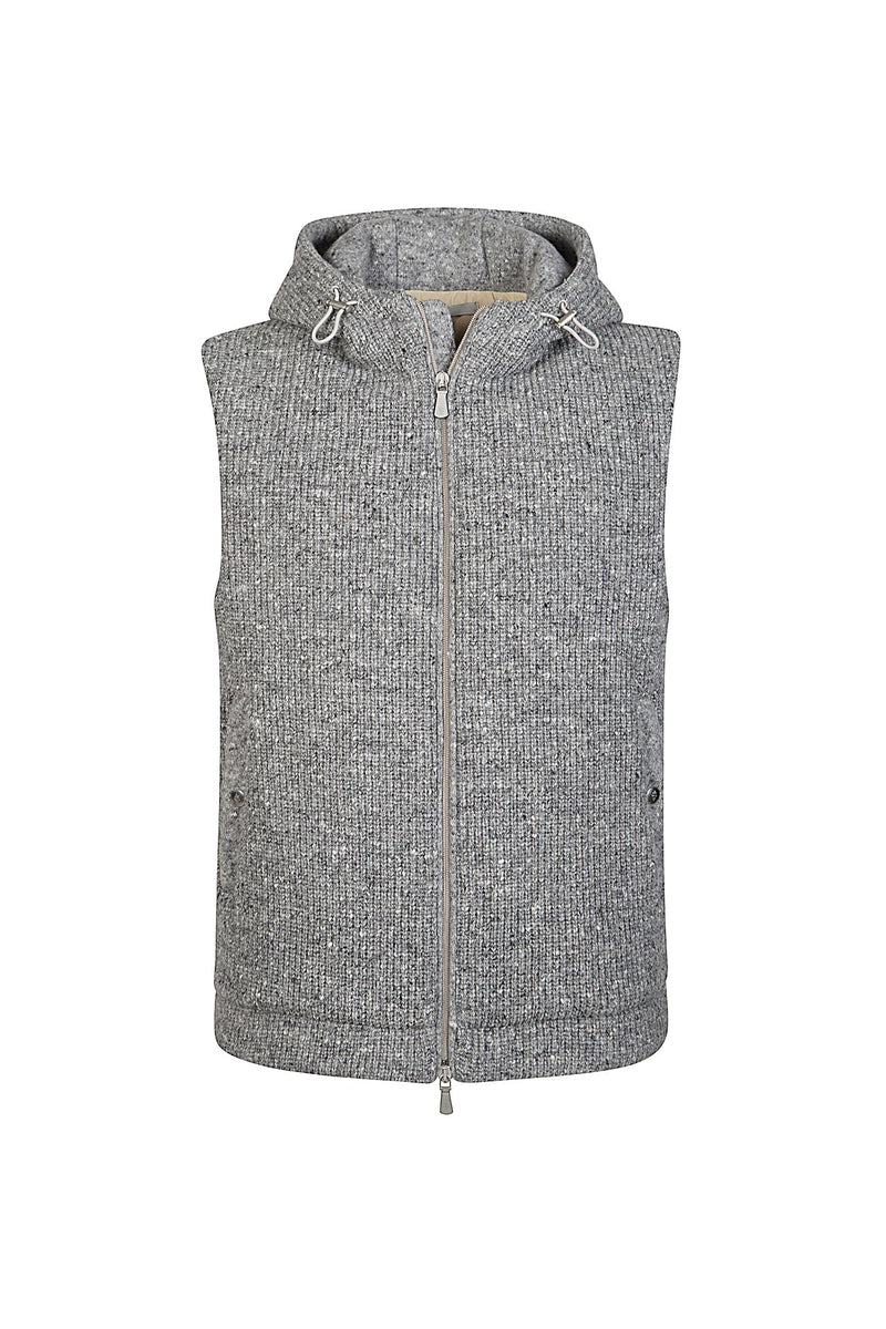 HOODED VEST