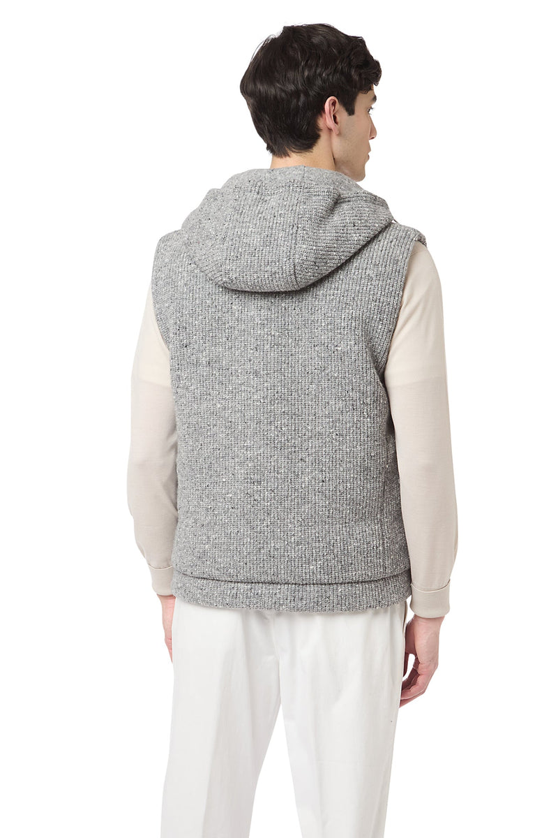 HOODED VEST