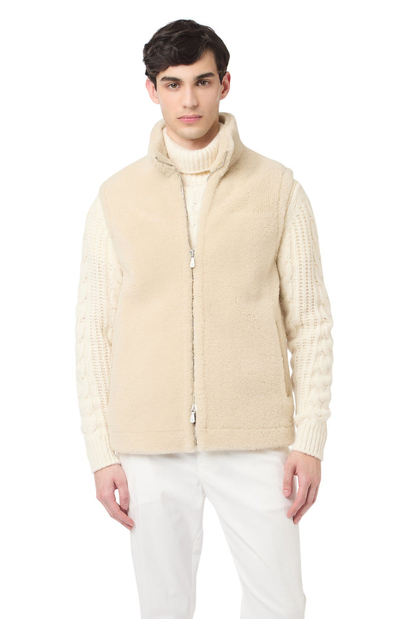 SHEARLING VEST