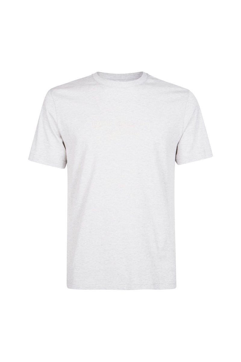 CREW NECK T-SHIRT WITH EMBROIDERY