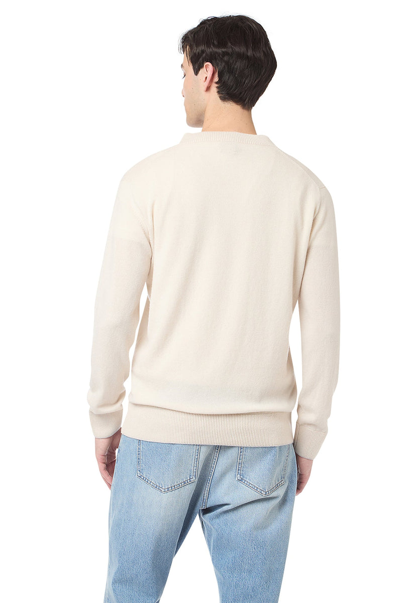 V-NECK SWEATER ML TIPPING
