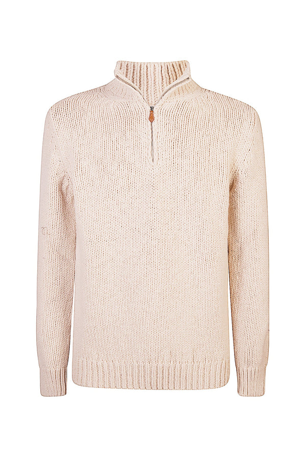 HALF ZIP SWEATER