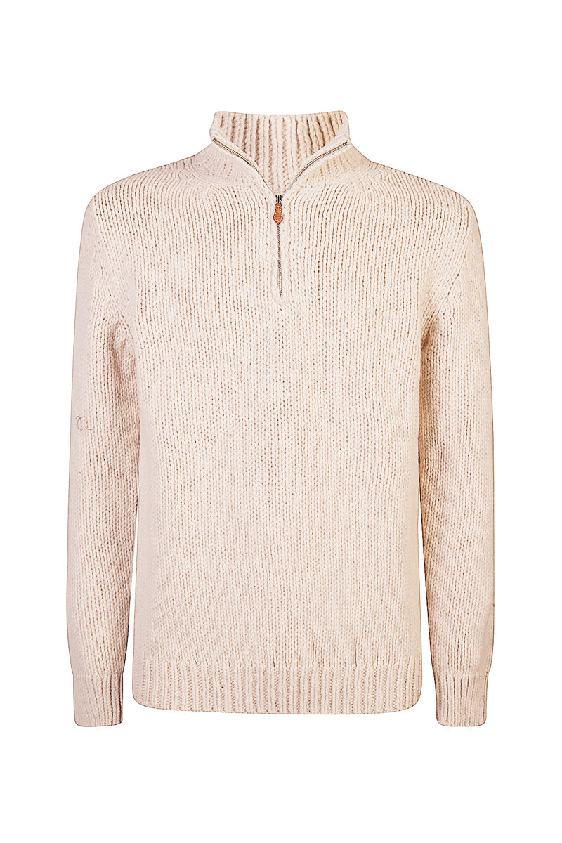 HALF ZIP SWEATER