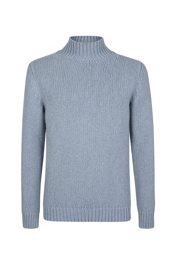 WOOL VULCANO NECK SWEATER