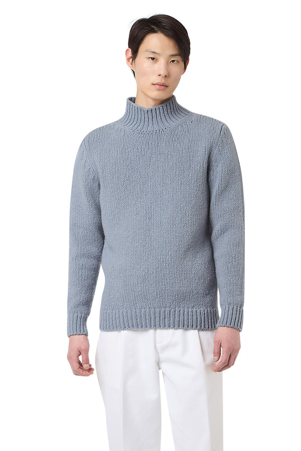 WOOL VULCANO NECK SWEATER
