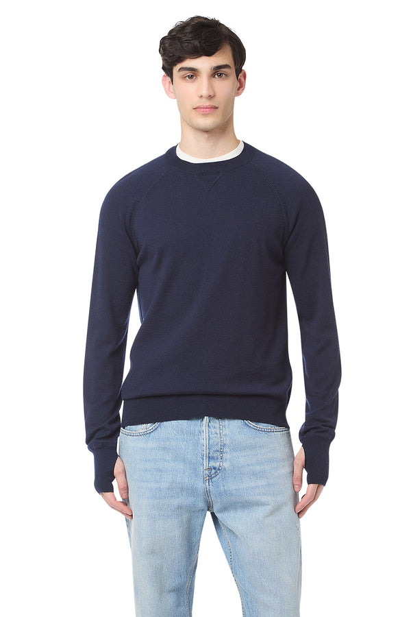 RAGLAN CREW NECK SWEATER