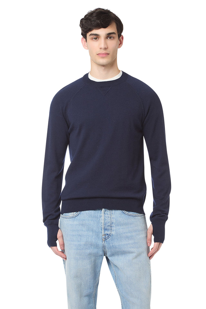 RAGLAN CREW NECK SWEATER