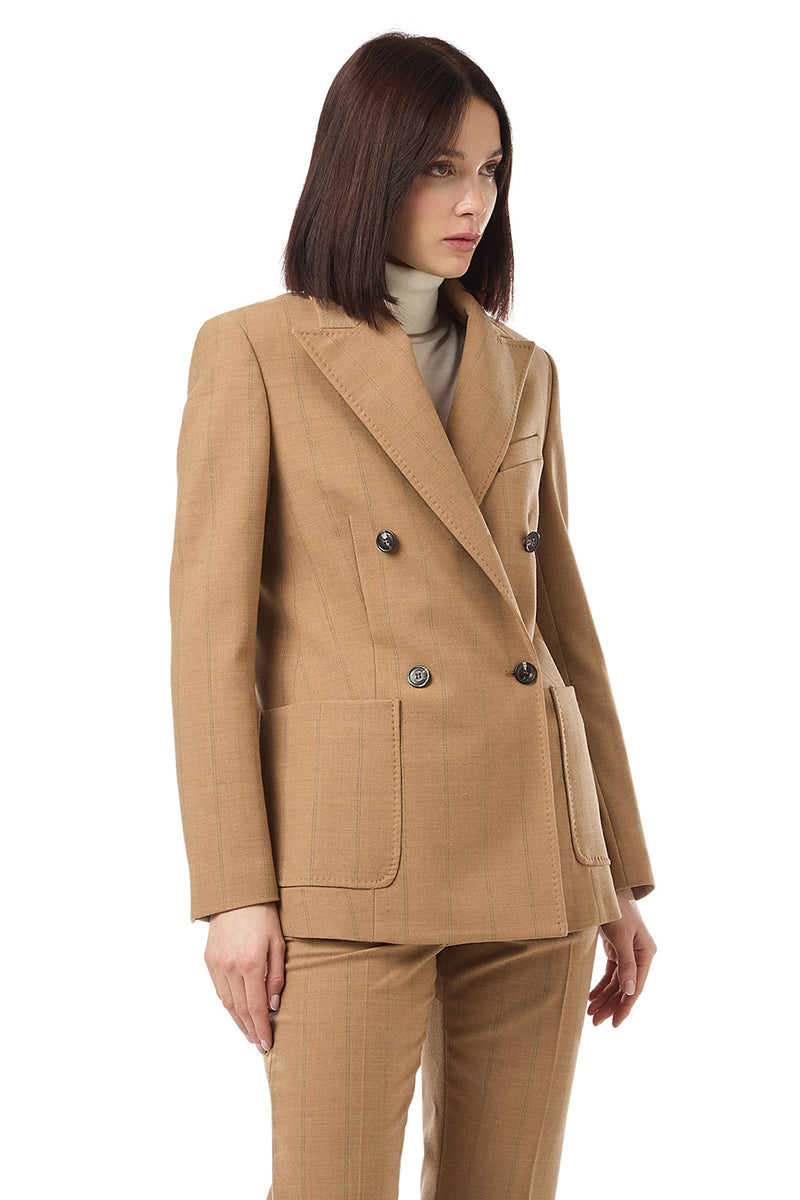 DOUBLE-BREASTED POCKET JACKET