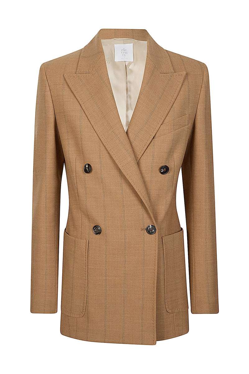 DOUBLE-BREASTED POCKET JACKET