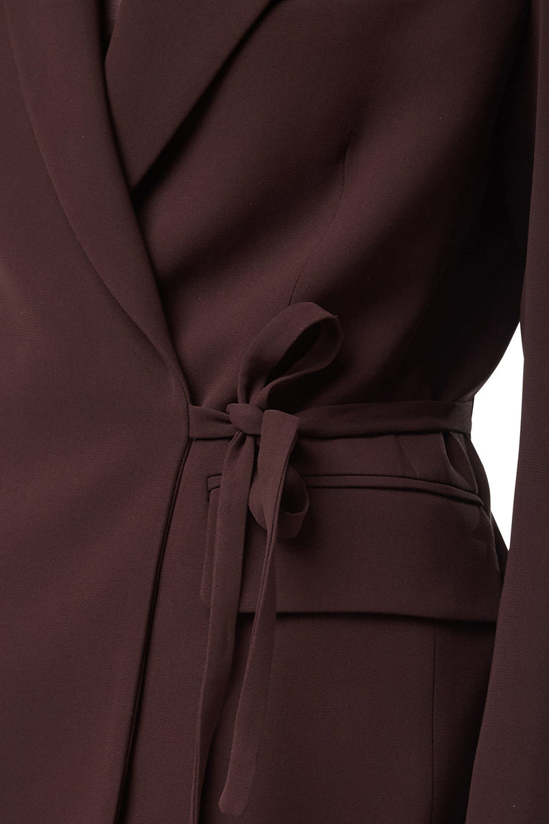 DOUBLE-BREASTED JACKET WITH LACE