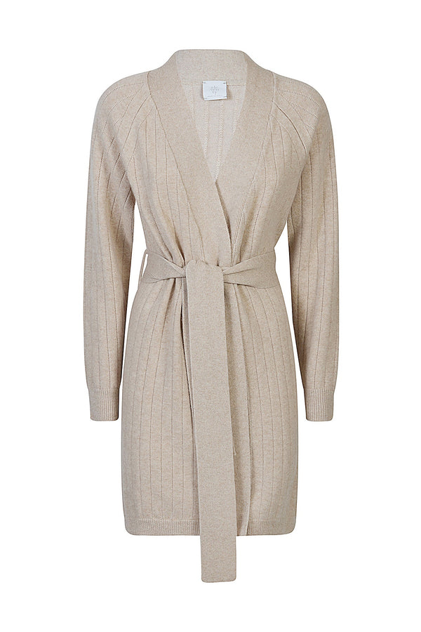 RIBBED KNIT CARDIGAN