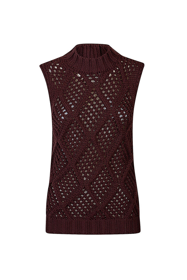 SLEEVELESS SWEATER