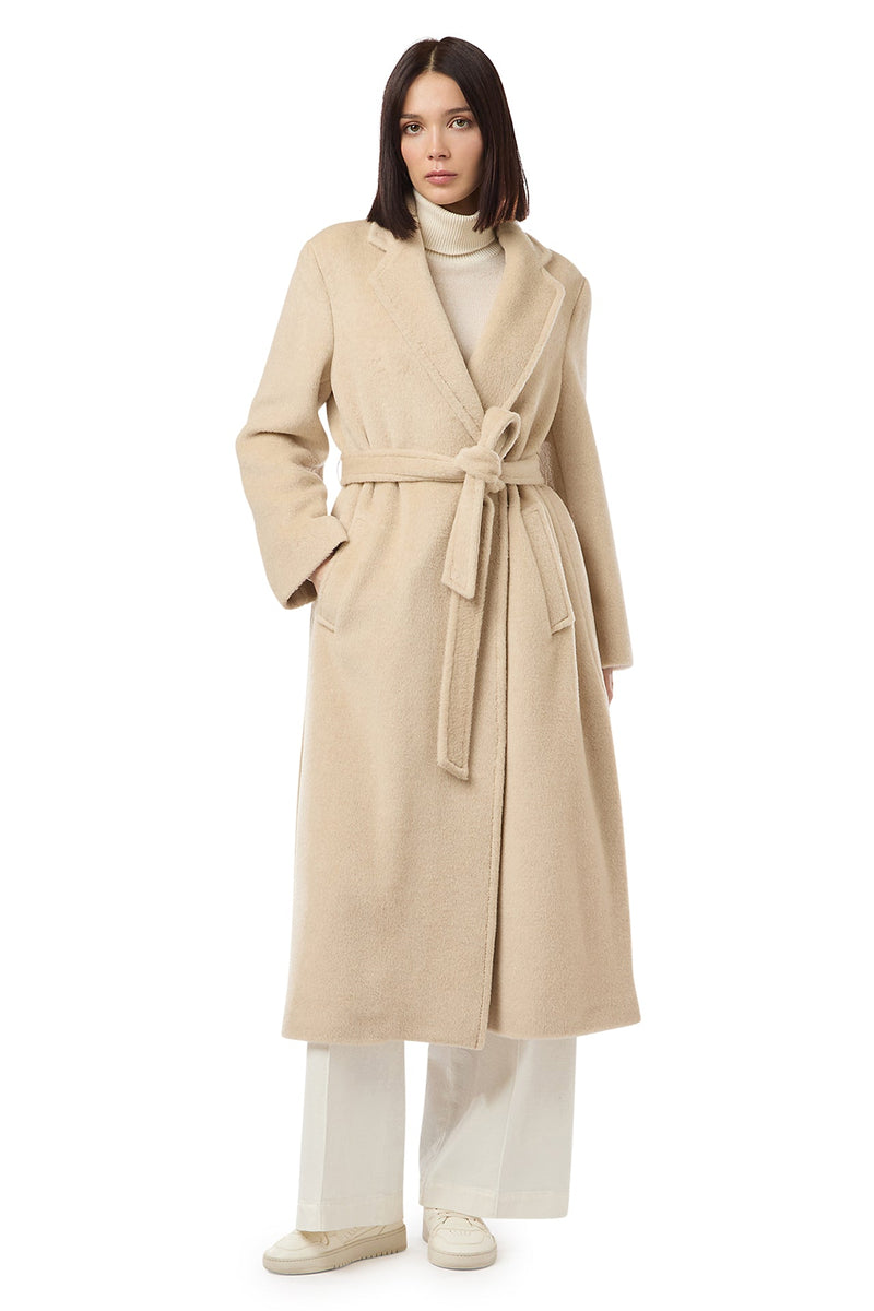 LONG COAT WITH BELT
