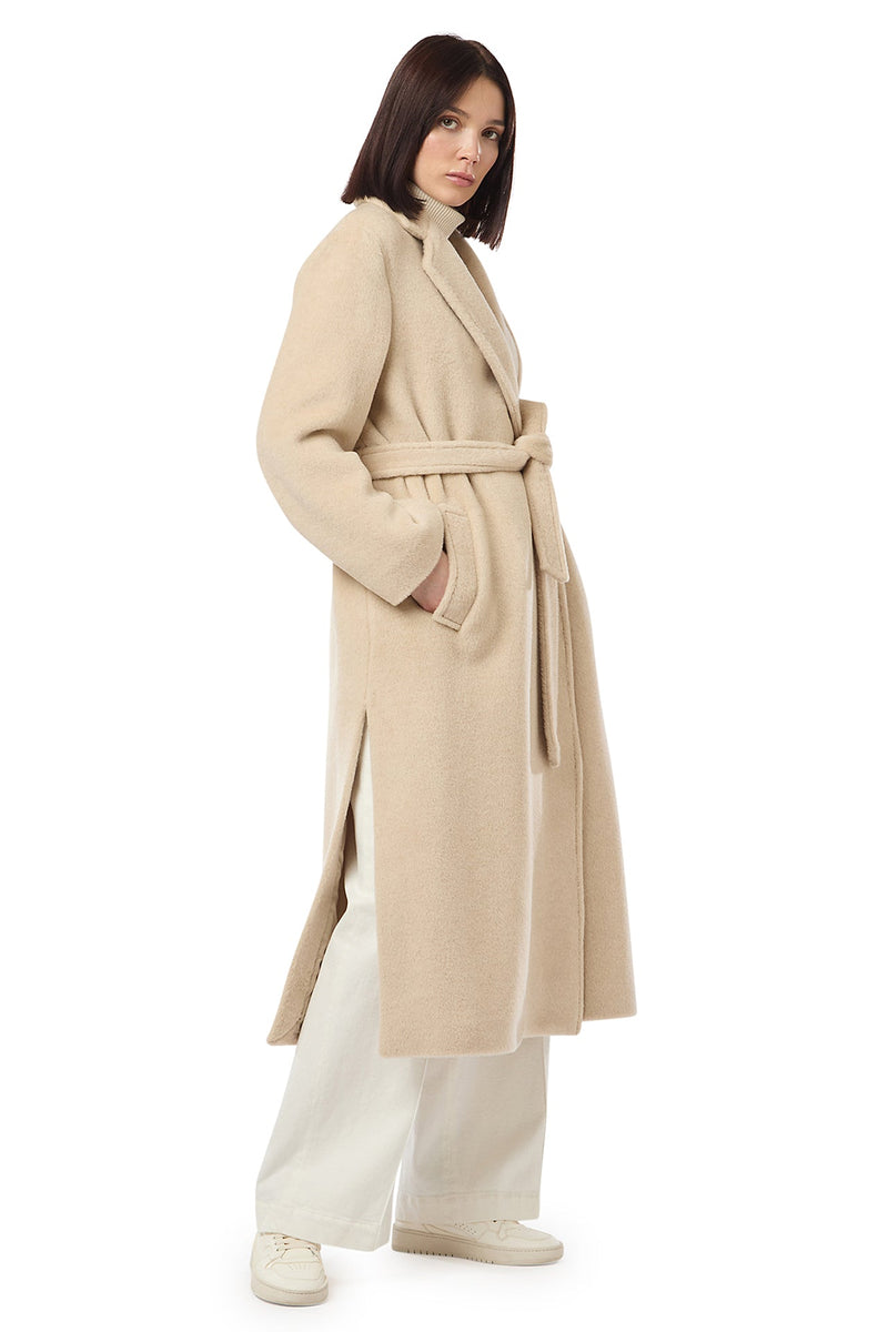 LONG COAT WITH BELT