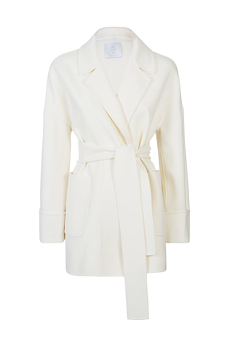SHORT COAT WITH BELT