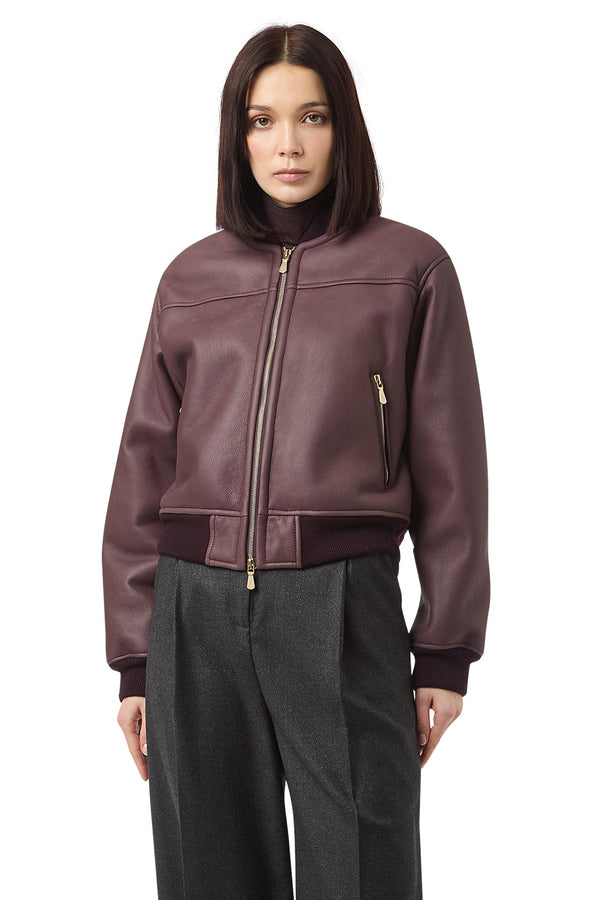 SHEARLING BOMBER