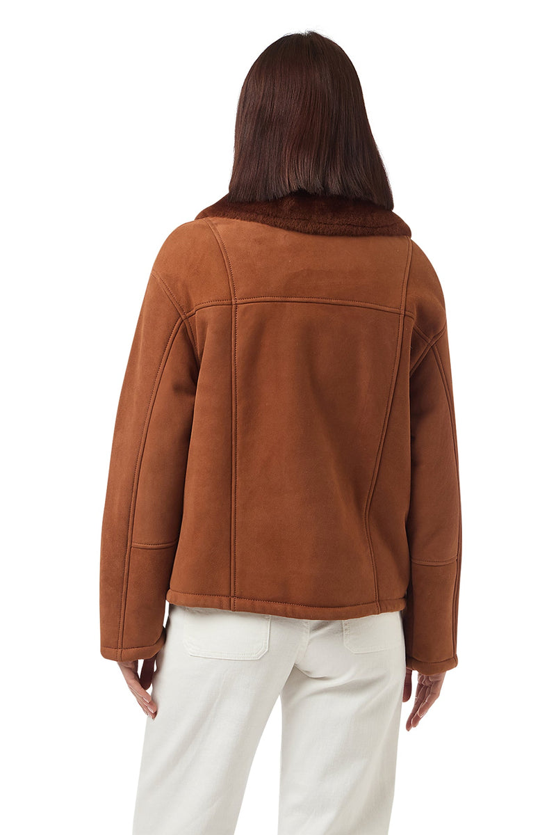 SHEARLING AVIATOR JACKET