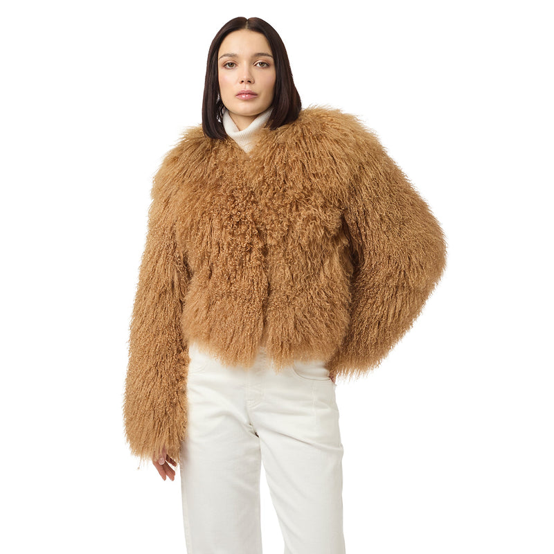 MONGOLIAN FUR JACKET