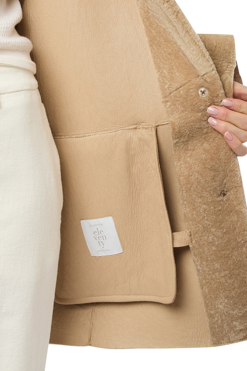 OVER SHEARLING JACKET