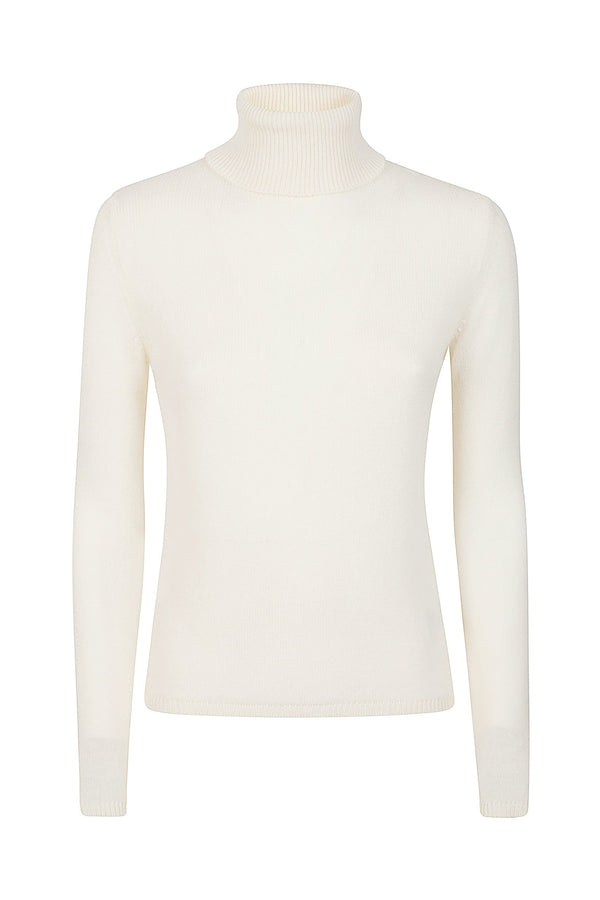 GAUZE TURTLENECK SWEATER