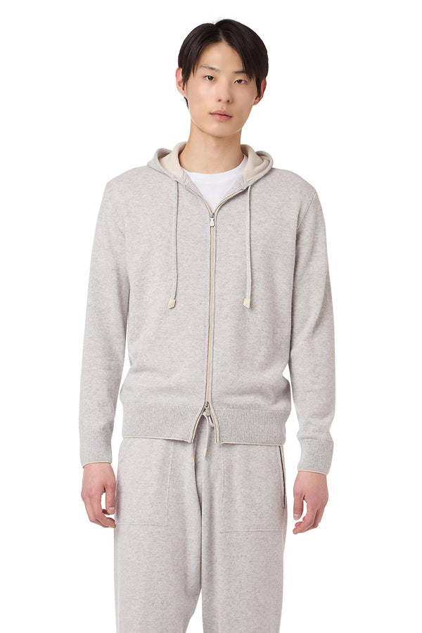 FULL ZIP HOODED SWEATER