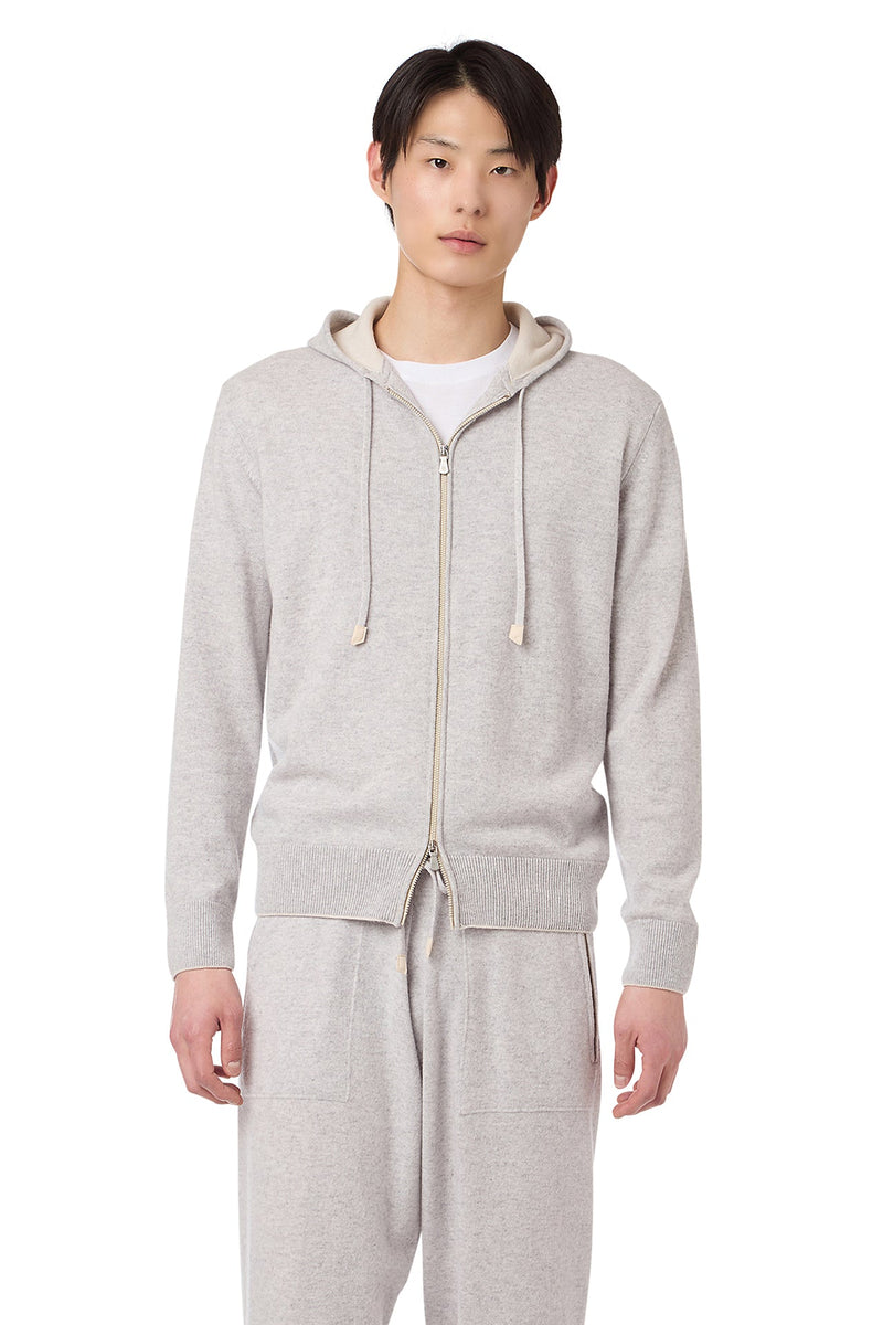 FULL ZIP HOODED SWEATER